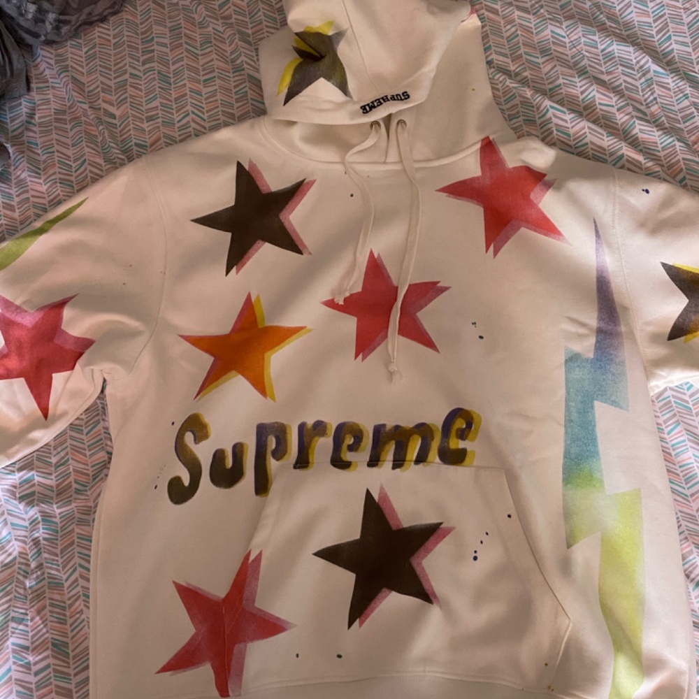 Supreme Stars Gonz Hoodie  size m - Picture 2 of 4